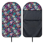 Calaveras Day Of The Dead Pattern Print Waterproof Car Seat Cover