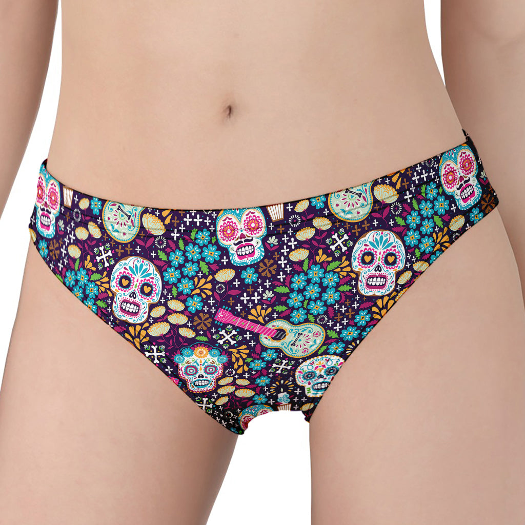 Calaveras Day Of The Dead Pattern Print Women's Panties