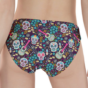 Calaveras Day Of The Dead Pattern Print Women's Panties