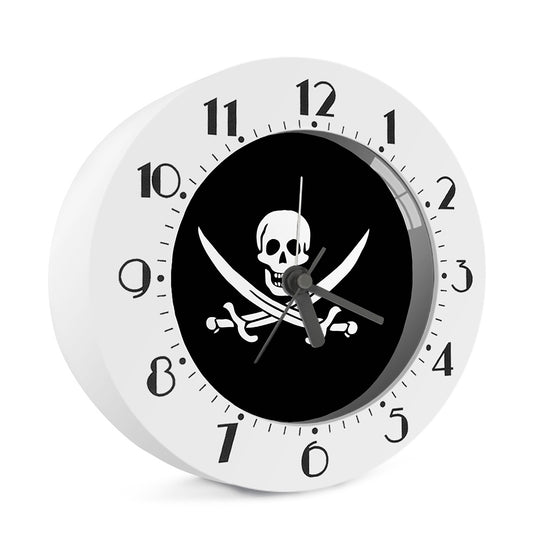 Calico Jack Pirate Flag Print Alarm Clock