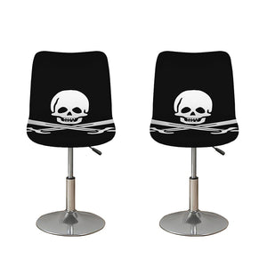 Calico Jack Pirate Flag Print Bar Stool Covers