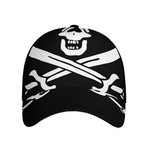 Calico Jack Pirate Flag Print Baseball Cap