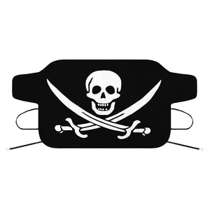 Calico Jack Pirate Flag Print Car Windshield Snow Cover