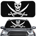Calico Jack Pirate Flag Print Car Windshield Sun Shade