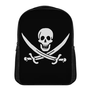 Calico Jack Pirate Flag Print Casual Backpack