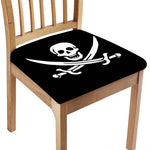 Calico Jack Pirate Flag Print Chair Cushion Cover