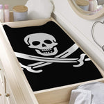 Calico Jack Pirate Flag Print Changing Pad Cover