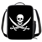Calico Jack Pirate Flag Print Crossbody Lunch Bag