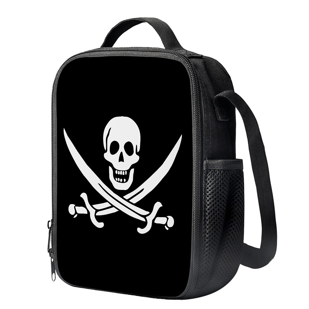 Calico Jack Pirate Flag Print Crossbody Lunch Bag