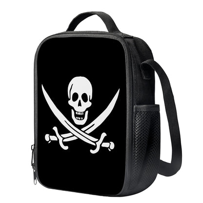 Calico Jack Pirate Flag Print Crossbody Lunch Bag