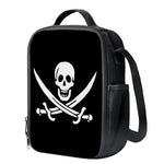 Calico Jack Pirate Flag Print Crossbody Lunch Bag