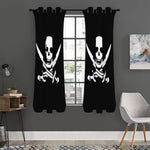 Calico Jack Pirate Flag Print Curtain