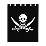 Calico Jack Pirate Flag Print Curtain