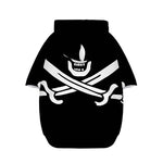 Calico Jack Pirate Flag Print Dog Zip Up Hoodie