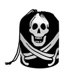 Calico Jack Pirate Flag Print Drawstring Makeup Bag