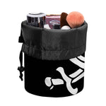 Calico Jack Pirate Flag Print Drawstring Makeup Bag