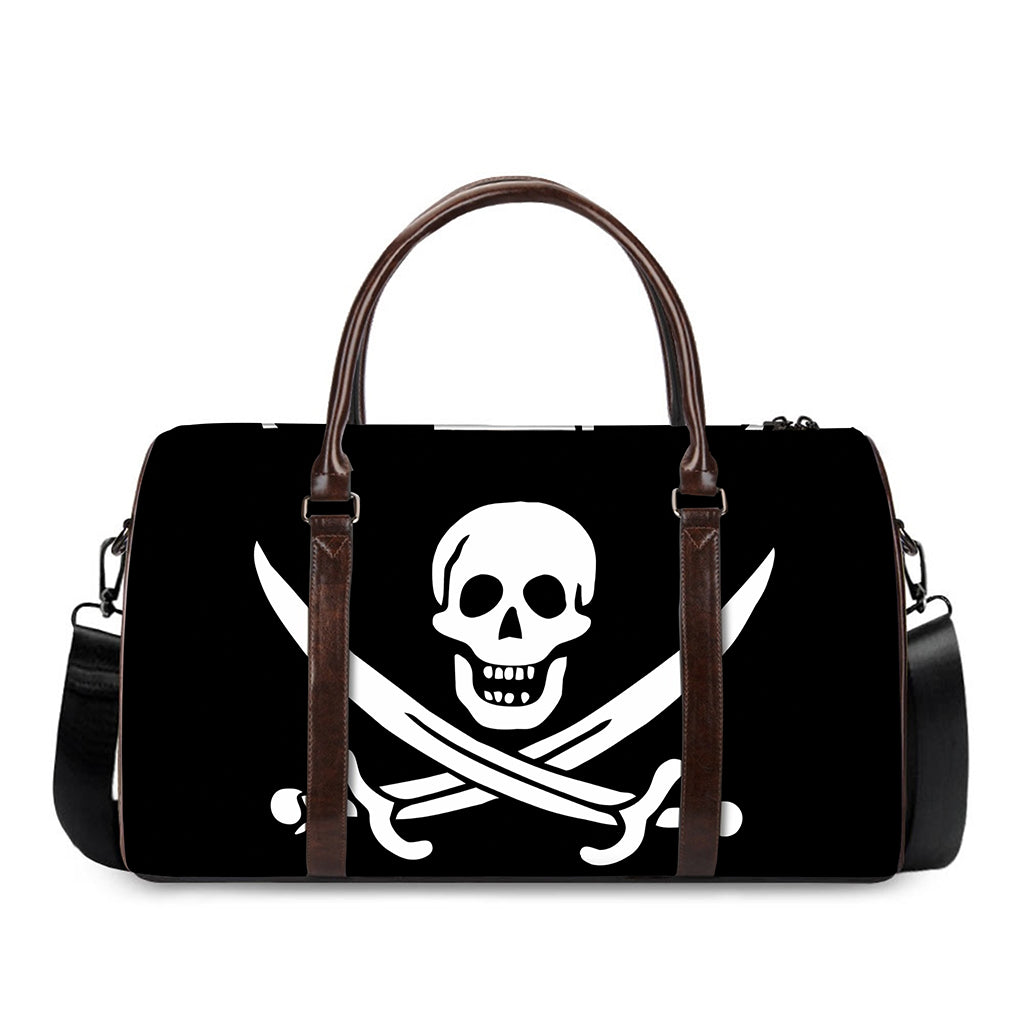 Calico Jack Pirate Flag Print Duffle Bag