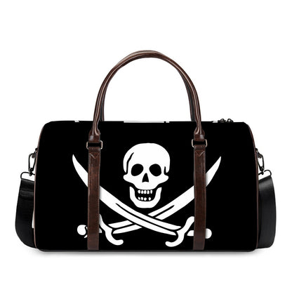 Calico Jack Pirate Flag Print Duffle Bag