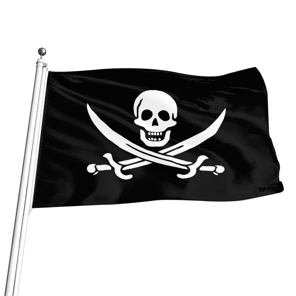 Calico Jack Pirate Flag Print Flag