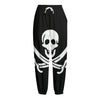 Calico Jack Pirate Flag Print Fleece Lined Knit Pants