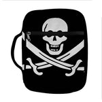 Calico Jack Pirate Flag Print Front Pocket Bible Bag