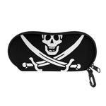 Calico Jack Pirate Flag Print Glasses Case