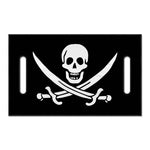 Calico Jack Pirate Flag Print Golf Cart Seat Cover