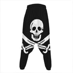 Calico Jack Pirate Flag Print Hammer Pants