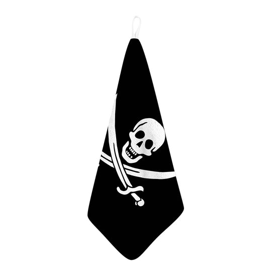 Calico Jack Pirate Flag Print Hand Towel