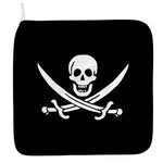 Calico Jack Pirate Flag Print Hand Towel