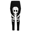 Calico Jack Pirate Flag Print High-Waisted Pocket Leggings