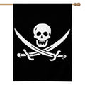 Calico Jack Pirate Flag Print House Flag