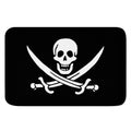 Calico Jack Pirate Flag Print Indoor Door Mat