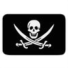 Calico Jack Pirate Flag Print Indoor Door Mat