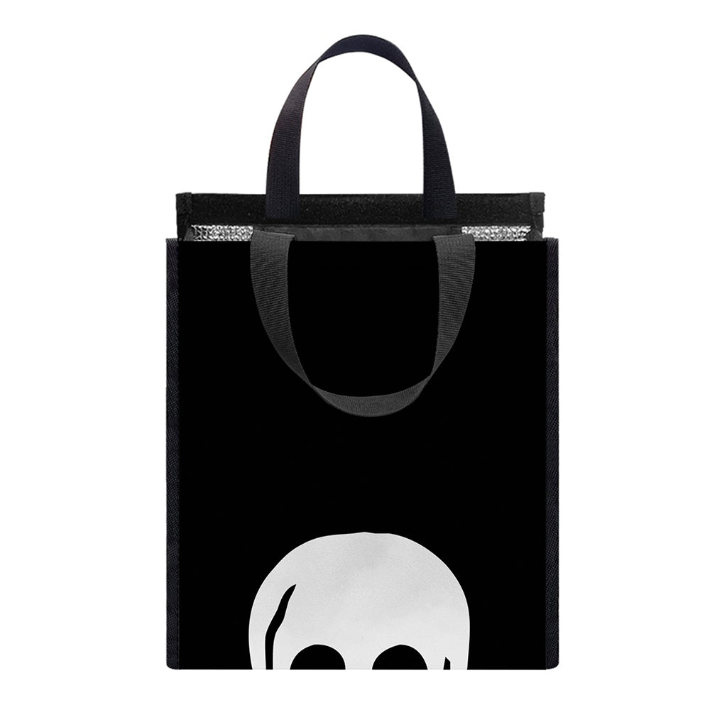 Calico Jack Pirate Flag Print Insulated Lunch Tote