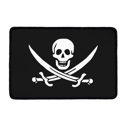 Calico Jack Pirate Flag Print Kitchen Mat
