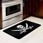 Calico Jack Pirate Flag Print Kitchen Mat