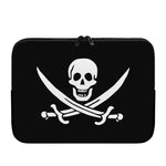 Calico Jack Pirate Flag Print Laptop Sleeve