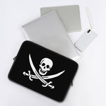 Calico Jack Pirate Flag Print Laptop Sleeve