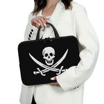 Calico Jack Pirate Flag Print Laptop Sleeve With Handle