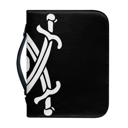 Calico Jack Pirate Flag Print Leather Bible Cover
