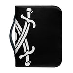 Calico Jack Pirate Flag Print Leather Bible Cover