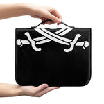 Calico Jack Pirate Flag Print Leather Bible Cover