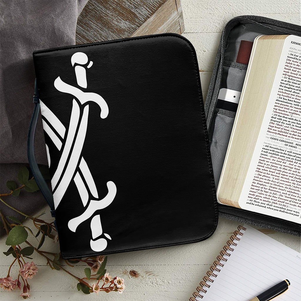 Calico Jack Pirate Flag Print Leather Bible Cover
