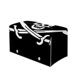 Calico Jack Pirate Flag Print Leather Tissue Box Cover