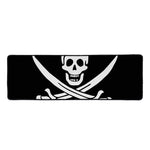 Calico Jack Pirate Flag Print Long Kitchen Mat