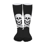 Calico Jack Pirate Flag Print Long Socks