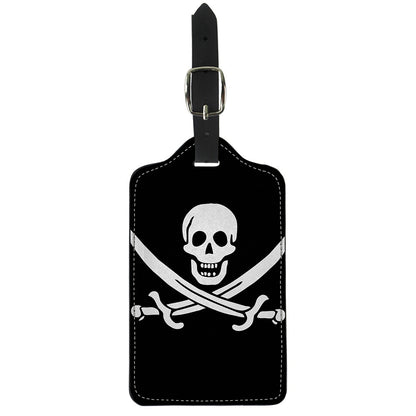 Calico Jack Pirate Flag Print Luggage Tag