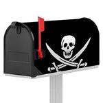 Calico Jack Pirate Flag Print Mailbox Cover