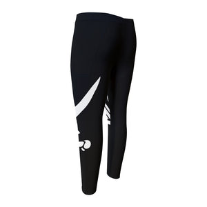 Calico Jack Pirate Flag Print Men's Compression Pants